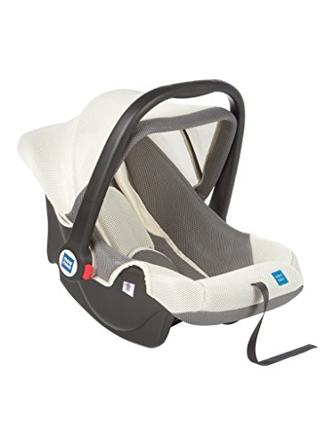 Mee Mee Baby Car Seat Cum Carry Cot with Thick Cushioned Seat (Light Gray)
