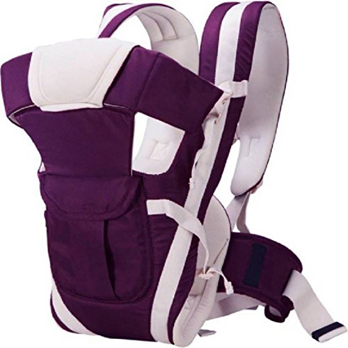 First Trend Multipurpose Strong 4 in 1 Baby Carrier with Coushion Padding for Baby Comfort Front Carry Facing in and Out, Back Carry, Feeding Position